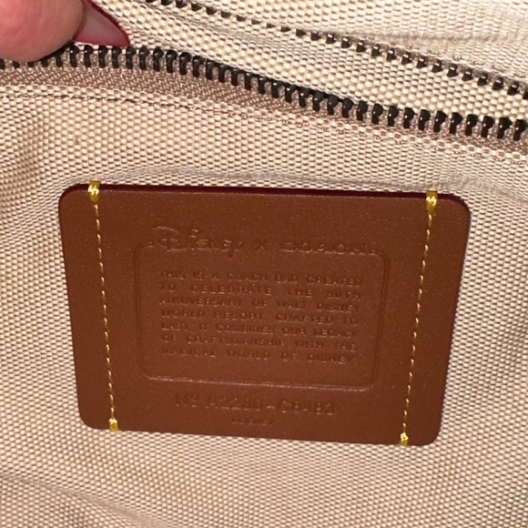 Disney X Coach Duffle In Signature Textile Jacquard With Mickey Mouse And Friend - Picture 14 of 14